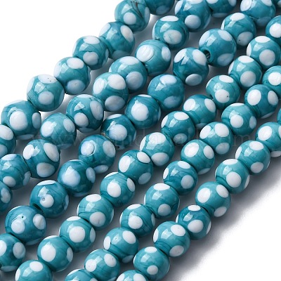 Бусины лэмпворк &nbsp;LAMP-D002-6mm-01E-1