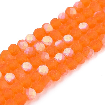 Прозрачные стеклянные бусины&nbsp;LS-EGLA-A044-T4mm-MB25-1