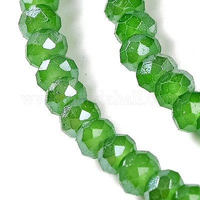 Запекание гальванических нитей стеклянных бусин DGLA-A039-J4mm-B11-1