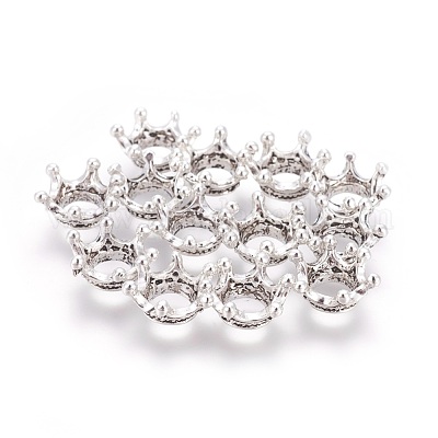 Тибетском стиле сплав шарик крышки&nbsp;PALLOY-WH0054-02AS-1