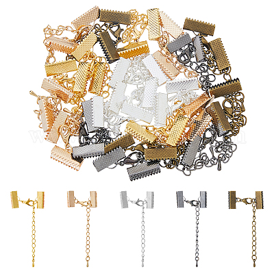 40шт 5-х цветный железный удлинитель цепи&nbsp;FIND-DC0005-80-1