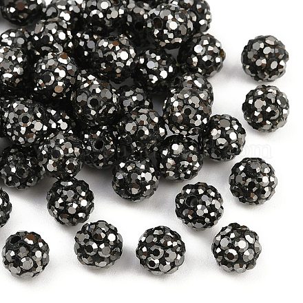 Бусины со стразами&nbsp;RB-H284-6MM-Half-1-1