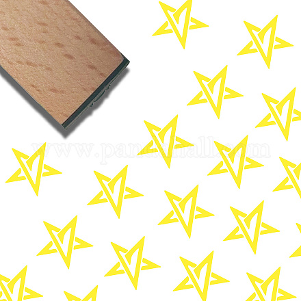 Квадратные деревянные штампы DIY-WH0546-010-1