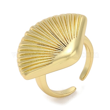 Кольца-манжеты для женщин из латуни с покрытием стойки RJEW-C114-14A-G-1