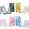 4 Rolls 4 Colors Polyester Organza Ribbon, for Gift Wrapping, Bow Tie Making, Mixed Color, 1-5/8 inch(40mm), about 9.84 Yards(9m)/Roll, 1 roll/color