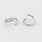 Tarnish Resistant 304 Stainless Steel Open Jump Rings, Stainless Steel Color, 18 Gauge, 8x1mm, Inner Diameter: 6mm