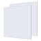 2 Sheets HDPE Plastic Sheets, Square, White, 30.5x30.5x0.6cm