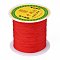 Braided Nylon Thread, Chinese Knotting Cord Beading Cord for Beading Jewelry Making, Red, 0.5mm, about 150yards/roll