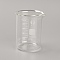 Glass Beaker Measuring Cups, with Graduated Measurements, for Lab, Clear, 6.25x5.8x7.4cm, Capacity: 100ml