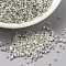 MIYUKI Delica Beads, Cylinder, Japanese Seed Beads, 11/0, (DB0035) Galvanized Silver, 1.3x1.6mm, Hole: 0.8mm, about 10000pcs/bag, 50g/bag