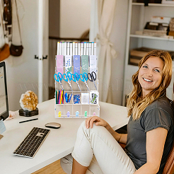 5-уровневый акриловый органайзер для маркеров&nbsp;ODIS-WH0043-190A