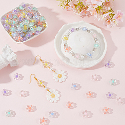 300 шт. Прозрачные акриловые бусины&nbsp;TACR-SP0001-04