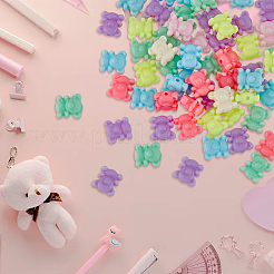 250 шт. Непрозрачные акриловые бусины&nbsp;MACR-HY0001-05