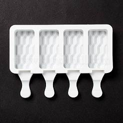 Пищевые силиконовые Молды для мороженого прямоугольной Молды «сделай сам»&nbsp;LS-DIY-D062-04B