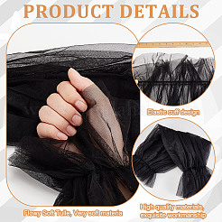 Нейлоновые съемные пышные рукава&nbsp;AJEW-WH0270-352B