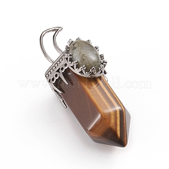 Естественно тигровый глаз отметил большие кулоны&nbsp;G-I275-01E