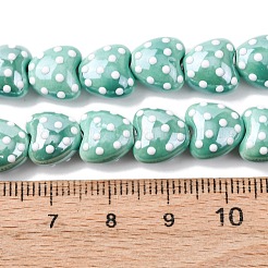 Фарфоровые бусины ручной работы&nbsp;PORC-K010-07B