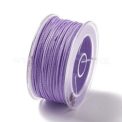 Круглый вощеный полиэфирный шнур YC-C001-01A-11