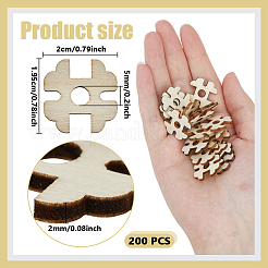 1-луночное деревянные пуговицы&nbsp;BUTT-WH0057-021B