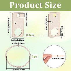 2 мешок досок для намотки деревянных ниток&nbsp;AJEW-GF0011-68C