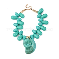 Подвеска из смолы в форме раковины&nbsp;LS-NJEW-Z094-01G