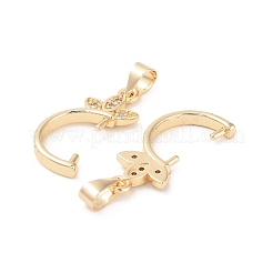 Латунные микро проложить четкие кубического циркония подвески поручительств&nbsp;LS-KK-B133-04G-02