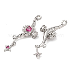 Латунные микро проложить кубического циркония подвески&nbsp;KK-A279-05P