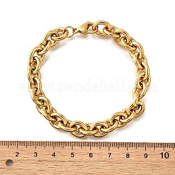 Браслеты-цепочки из нержавеющей стали 304 для женщин&nbsp;BJEW-Q050-01A-G