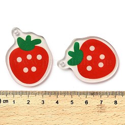 Непрозрачные печатные акриловые подвески&nbsp;LS-OACR-I020-06E