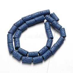 Синтетические бусины из вулканической породы&nbsp;G-N0118-21