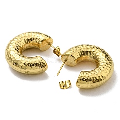 Ионное покрытие (ip) 316 хирургическая нержавеющая сталь кованые серьги-гвоздики для женщин&nbsp;EJEW-C053-03G