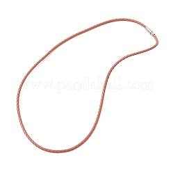 Круглые плетеные кожаные шнурки в стиле панк-рок&nbsp;NJEW-JN05861-02