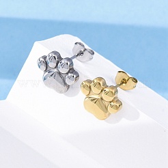 Серьги-гвоздики из нержавеющей стали 304&nbsp;EJEW-C099-22G