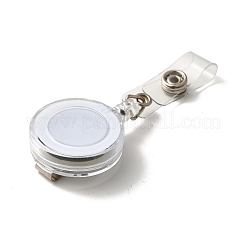 Пластиковая выдвижная катушки значок&nbsp;HJEW-H012-3