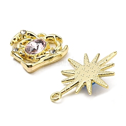 Подвески из сплава и страза&nbsp;ALRI-XCP0001-15