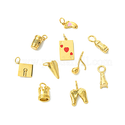 12 шт. 12 стиля эмалевых подвесок из нержавеющей стали 304&nbsp;STAS-CJ0002-94