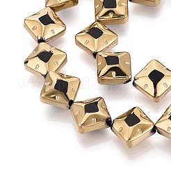 Стеклянные бусины с гальваническим покрытием &nbsp;EGLA-T021-24A