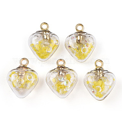 Светящиеся в темноте подвески из светящегося стекла&nbsp;GLAA-YWC0001-01D