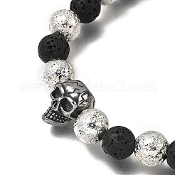 Браслеты из натуральной лавы&nbsp;BJEW-JB12332-01