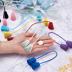 12шт. 12-цветная двухконечная бархатная подвеска-кисточка&nbsp;DIY-GN0001-10