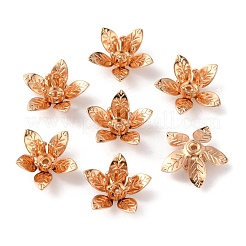 5-лепестковая латунная шапочка&nbsp;KK-WH0062-59KCG