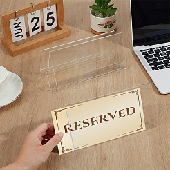 Пластиковая подставка для таблички с именем&nbsp;AJEW-WH0348-865A