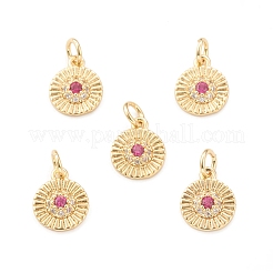 Брелки из экологически чистой латуни с микропаве и кубическим цирконием&nbsp;KK-I698-35G