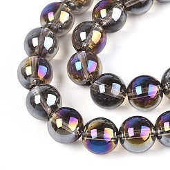 Гальванизируйте прозрачное стекло бисер нитей&nbsp;LS-GLAA-T032-T10mm-AB02