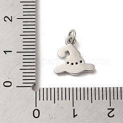 Подвески с латунной эмалью и блестками на Хэллоуин&nbsp;LS-KK-A203-02P