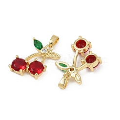 Латунные микро проложить кубического циркония подвески&nbsp;KK-C093-27A-G