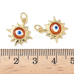 Латунь эмаль подвески&nbsp;KK-P326-12A-G