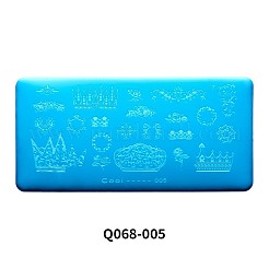 Штемпельные пластины для ногтей из нержавеющей стали&nbsp;MRMJ-Q068-005