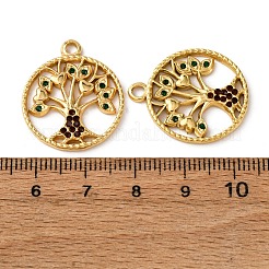 Подвески из нержавеющей стали 304 со стразами&nbsp;STAS-L299-07G