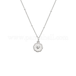 925 серебряное ожерелье с подвеской в форме сердца для женщин&nbsp;FS-WG903F5-01